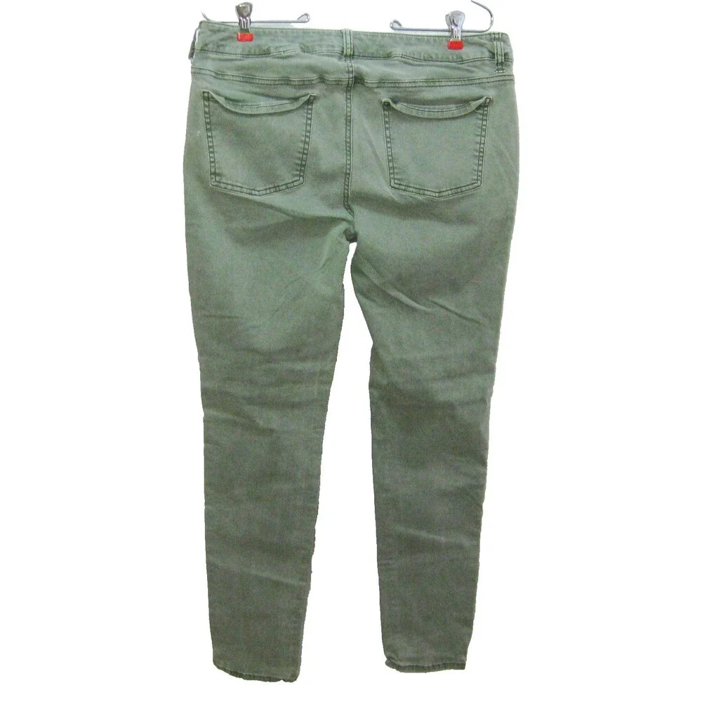 American Eagle Outfitters Womens Size 12 32x29 Green Jeans Denim Pants 4 Pockets